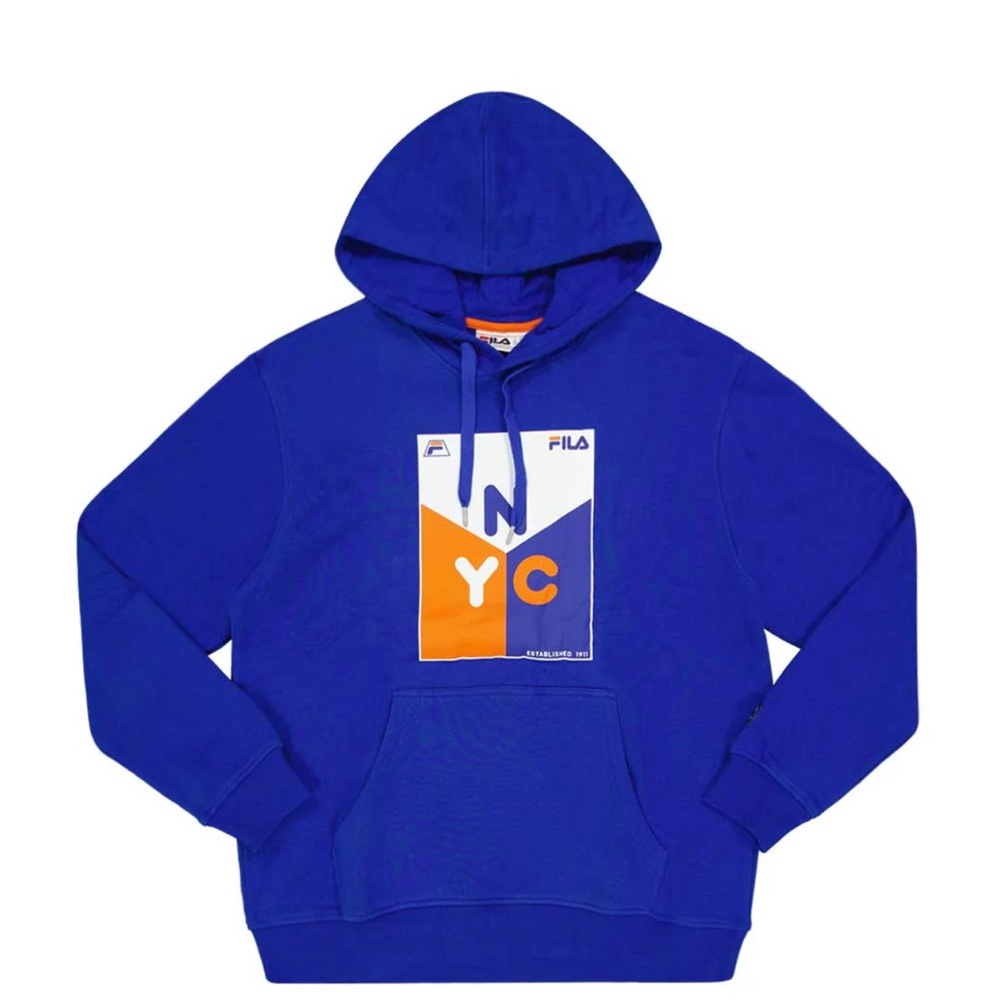 Fila Men's Vibrant Blue Hoodie